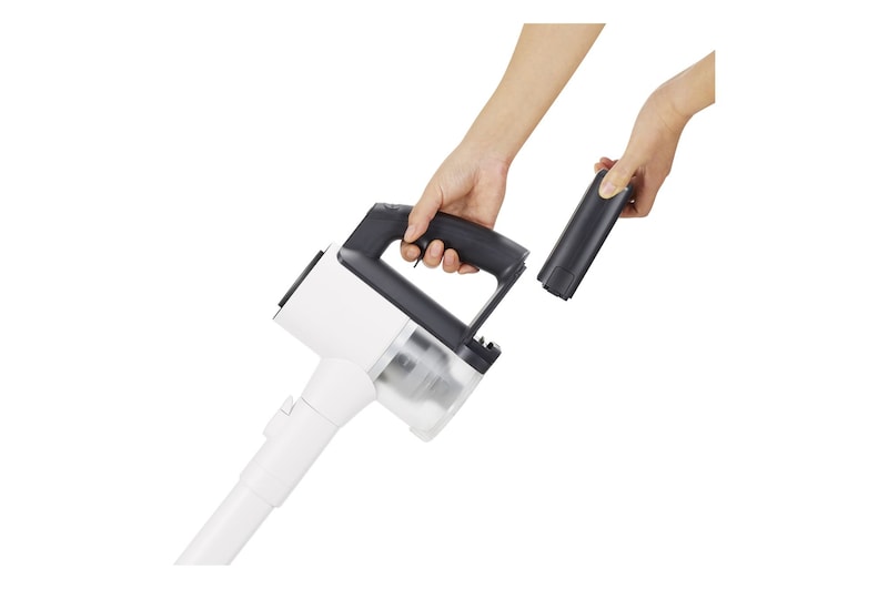 Foto aspirapolvere A9C-AIR1E tenuto tra le mani